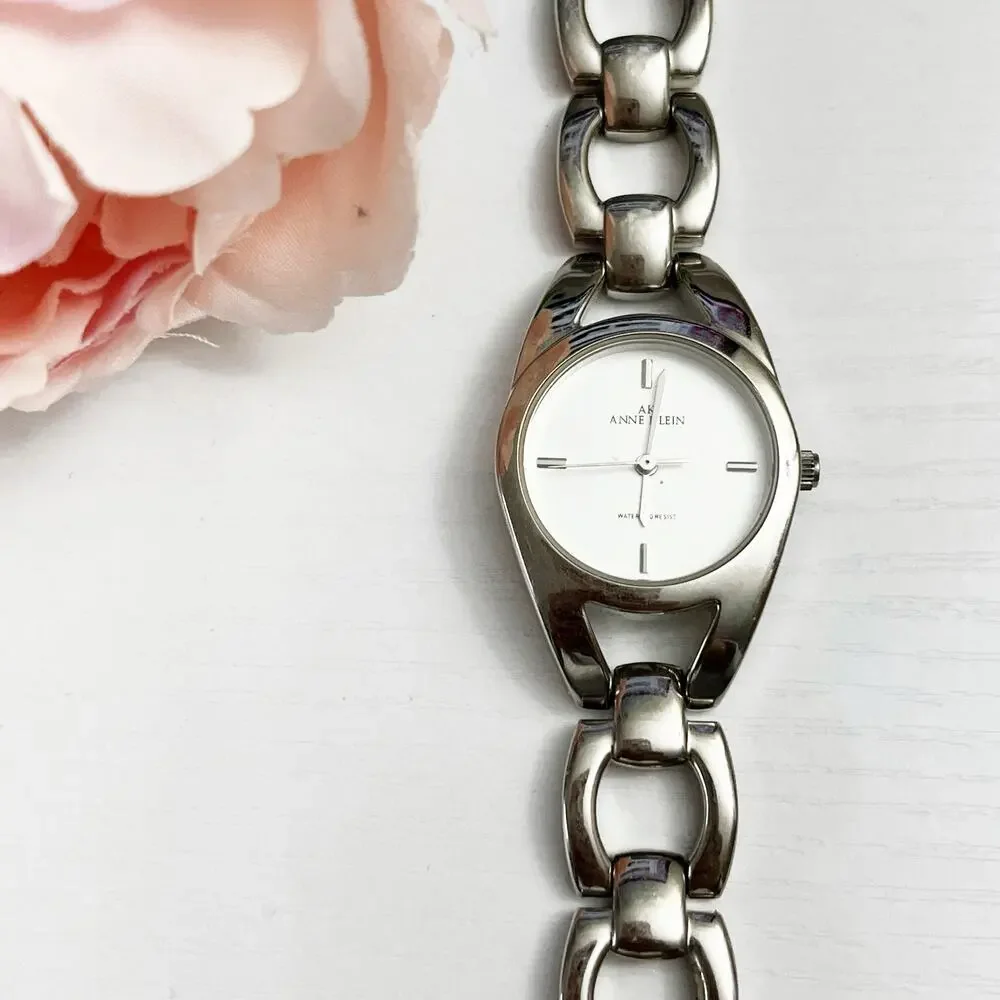 Anne Klein Silver Link Watch